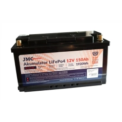 akumulator jmcrf LiFePo4, 150A, 12.8V