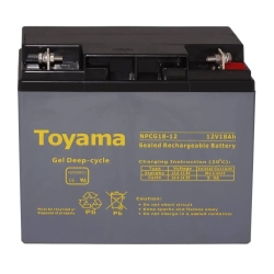 akumulator żelowy Toyama npcg deep cykle 18ah