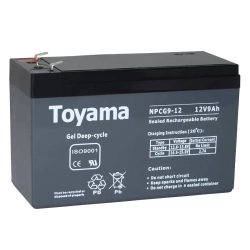 akumulator żelowy Toyama npcg deep cykle 9ah