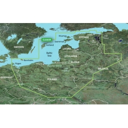 Mapa morska Garmin BlueChart g3 - Morze Bałtyckie, wschodnie wybrzeże