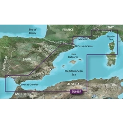 Mapa morska Garmin BlueChart g3 -Morze Śródziemne, Genua - Ayamonte