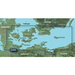 Mapa morska Garmin BlueChart g3 Vision - Århus-Kiel-Koszalin
